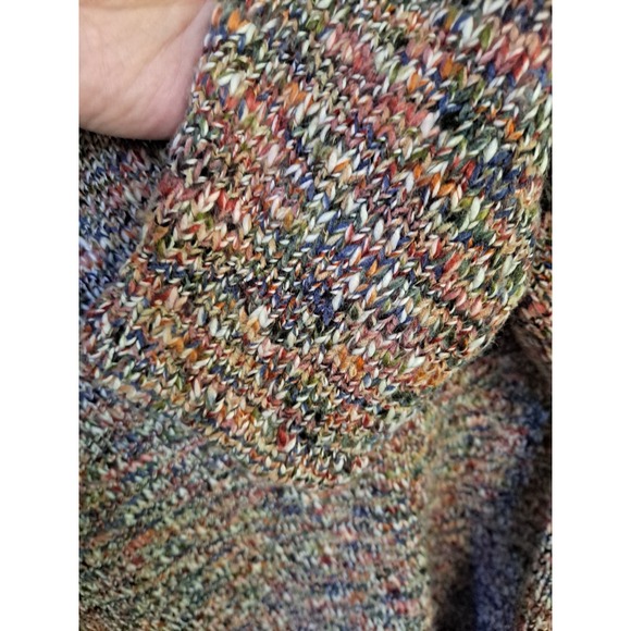 Dressbarn Multicolor V Neck Crew Sweater Size 14/16 - Picture 4 of 6